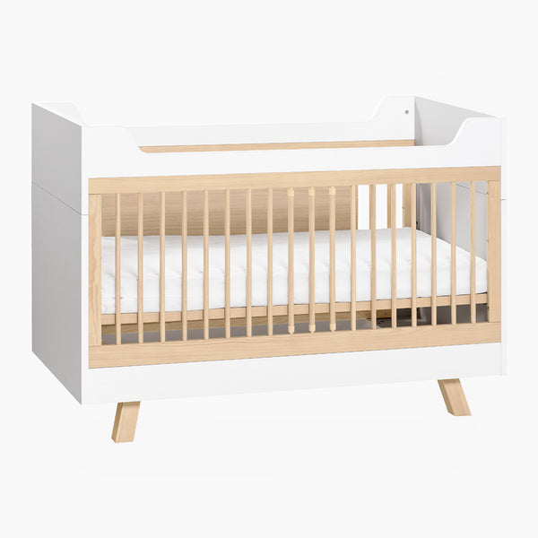 4You Convertible Cot Bed (70X140) - White & Oak