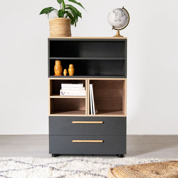 Tom Tom Bookcase - Charcoal.