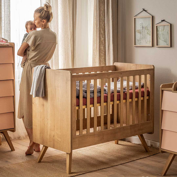 Vintage Cot (60x120) - Oak.