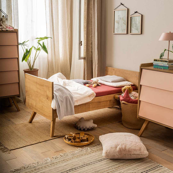 Vintage Cot Bed (70X140) - Oak.